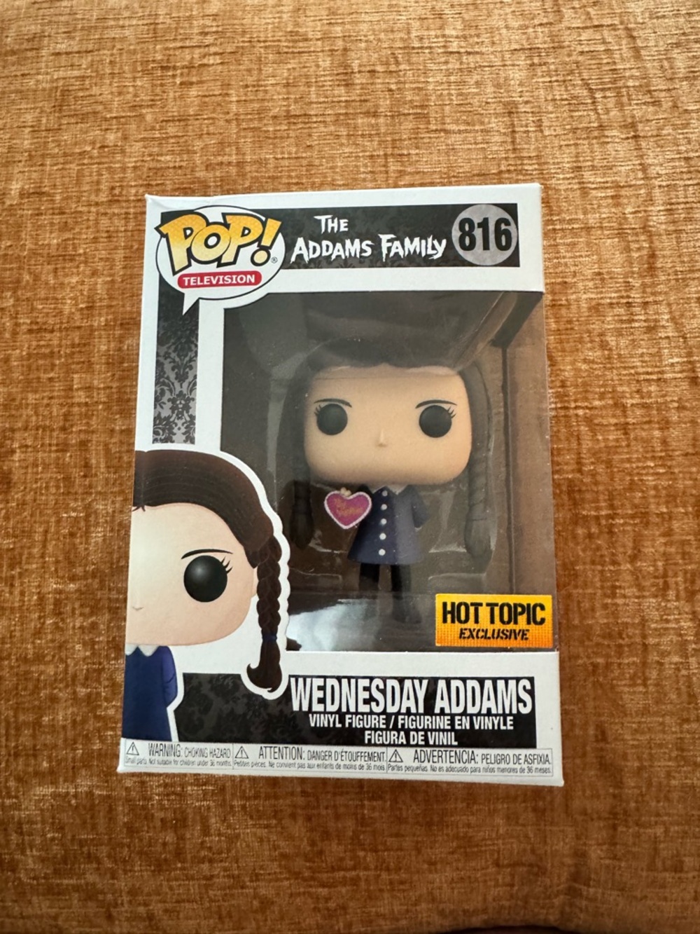 Funko Pop! The Addams Family Wednesday Addams special Valentines Day edition